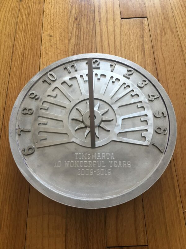 Aluminium Sundial - Image 3