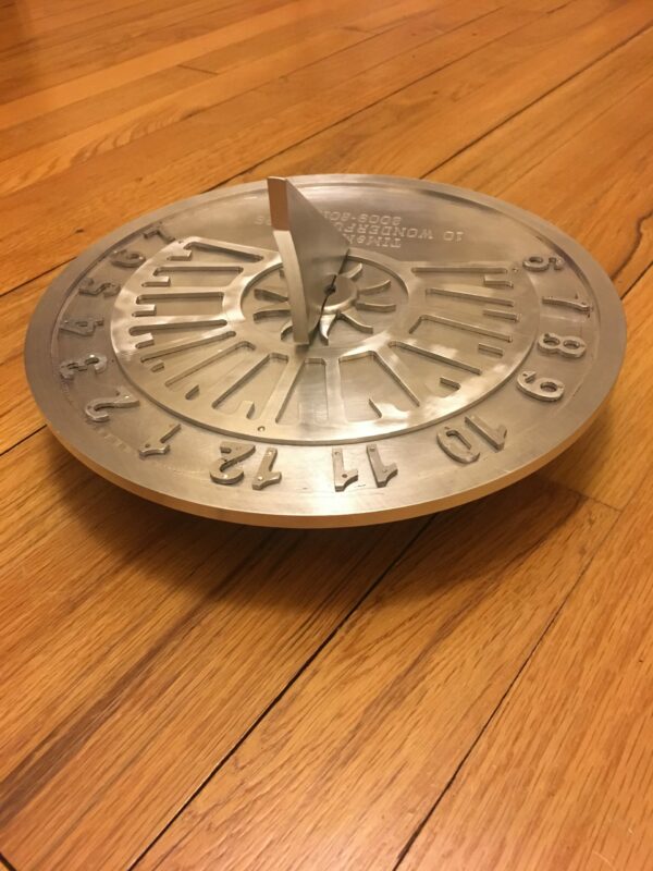 Aluminium Sundial